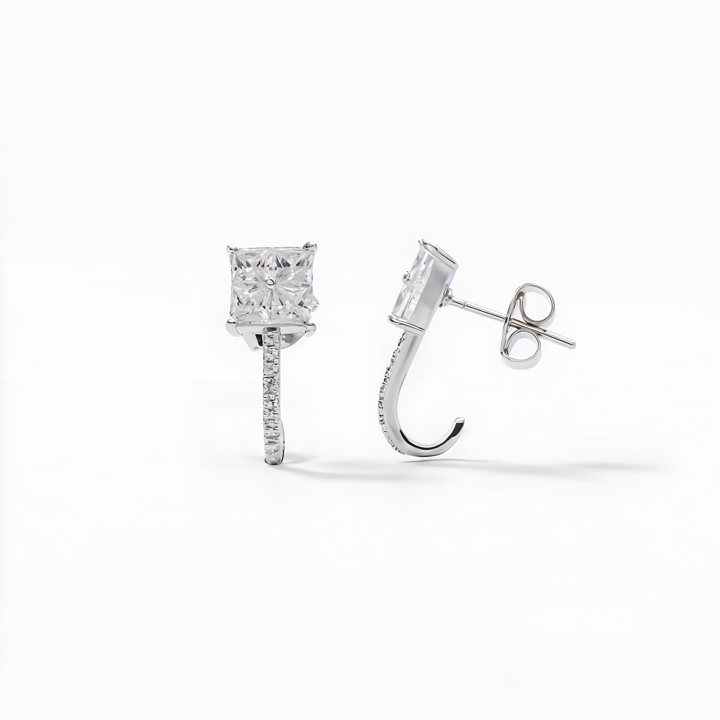 Swan Square Studs