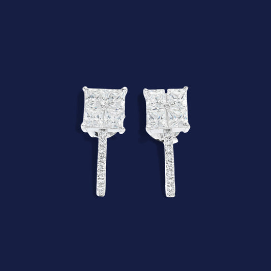 Swan Square Studs