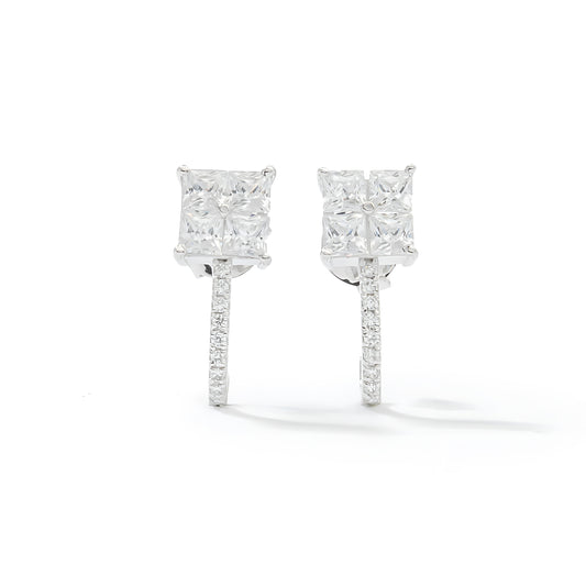 Swan Square Studs